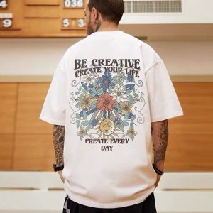 T-Shirt Fleur Premium Mélange Floral