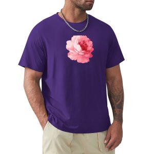 T-Shirt Fleur Premium Pivoine Violet