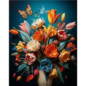 Tableau Fleur Peinture
