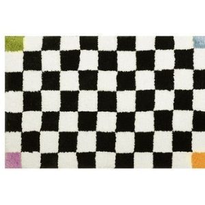 Tapis Fleur Rétro Carreaux