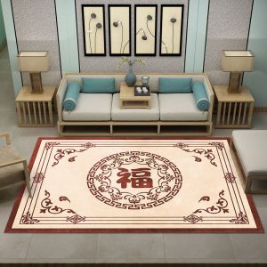 Tapis Fleur Style Chinois Original