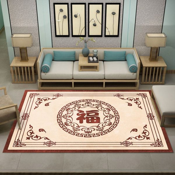 Tapis Fleur Style Chinois Original