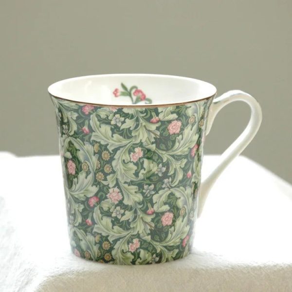 Tasse Fleurie Verte