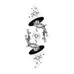 tatouage élégant fleur de naissance