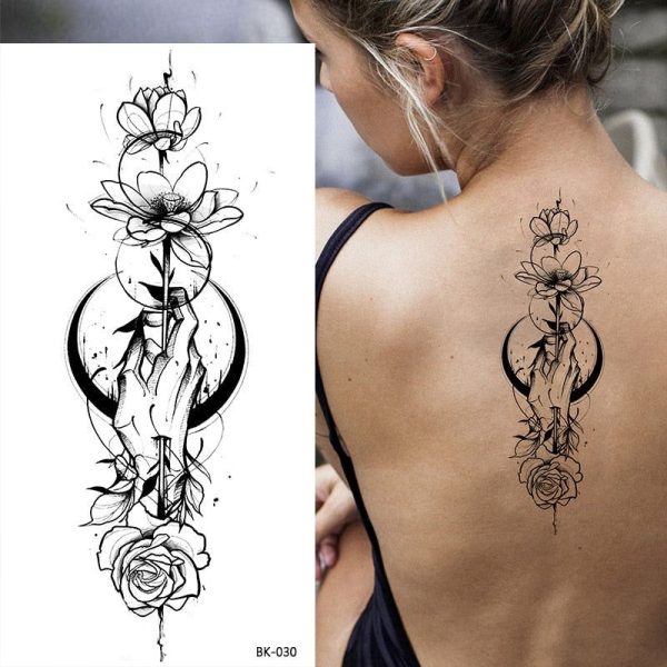 Tatouage Fleur Couronne Fleuri