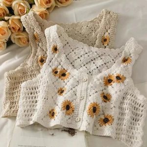 Top Fleuri Coton