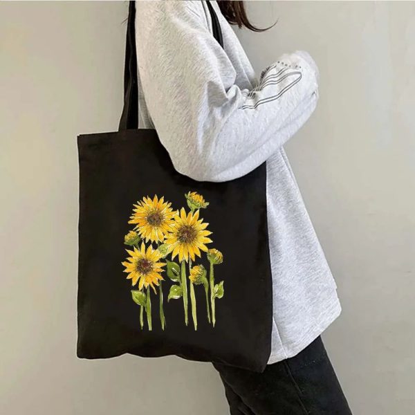 Tote Bag Fleuri Marguerite
