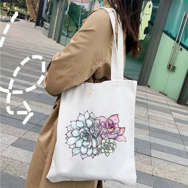 Tote Bag Rose Fleurie