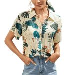 tunique femme style hawaïen fleuri
