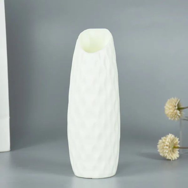 Vase Fleur Blanc Grand