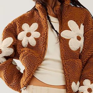 Veste A Fleur Femme