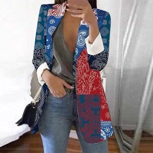 Veste Blazer Fleuri