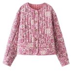 veste légère femme fleurie